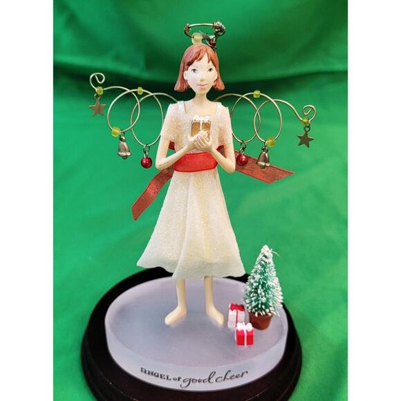 Hallmark Keepsakes Down to Earth Angel of Good Cheer Bring Love & Joy Christmas - Picture 1 of 10